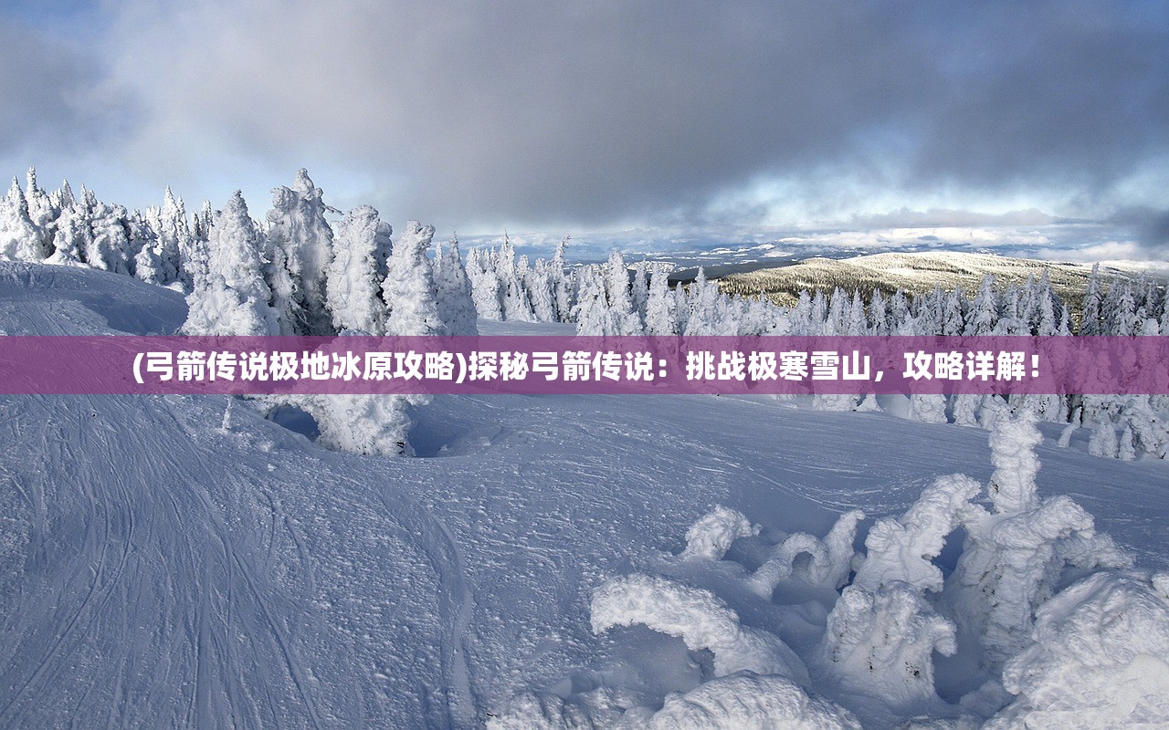 (弓箭传说极地冰原攻略)探秘弓箭传说：挑战极寒雪山，攻略详解！