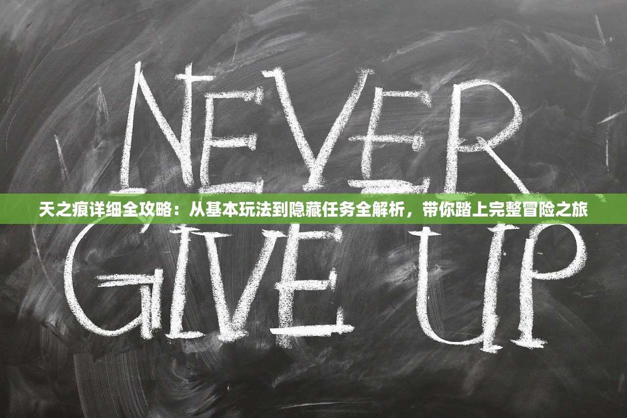 天之痕详细全攻略：从基本玩法到隐藏任务全解析，带你踏上完整冒险之旅